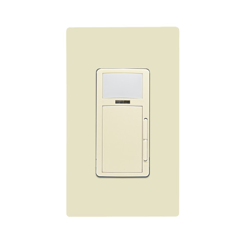 Leviton ODP10-I1I Smart Sensor, PIR, Wallbox, 1000W Dimmer, Occupancy Sensor/Vacancy Sensor, App configurable, 120V, Commercial Grade, Ivory