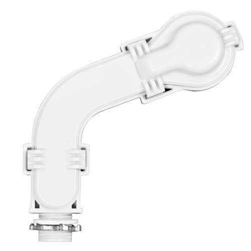 Leviton OSFOL-W Watertight Offset Adapter Accessory for Fixture Mount Occupancy Sensors, White