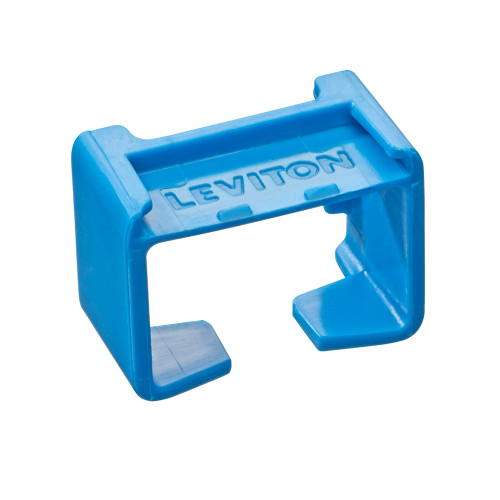 Leviton PCCLP-BLM Patch Cord Color Clip, Blue, Pack of 24