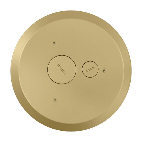 Leviton PT5FF-B Poke-Through Cover, Brass