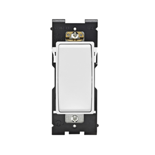 Leviton RE154-WW Leviton Renu¨ Switch RE154-WW for 4-Way Applications, 15A-120/277VAC, in White on White