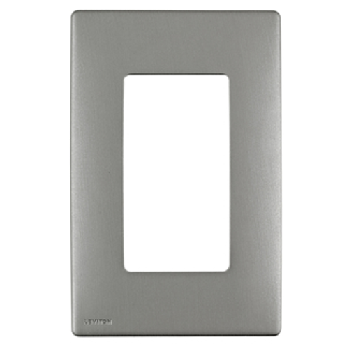 Leviton REWM1-STS Renu¨ 1-Gang Screwless Snap-On Wallplate