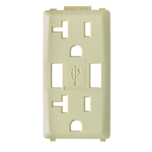 Leviton RKAA2-NS Leviton Renu Color Change Kit RKAA2 for Renu 20A USB Charger/Tamper-Resistant Receptacle/Outlet - Navajo Sand