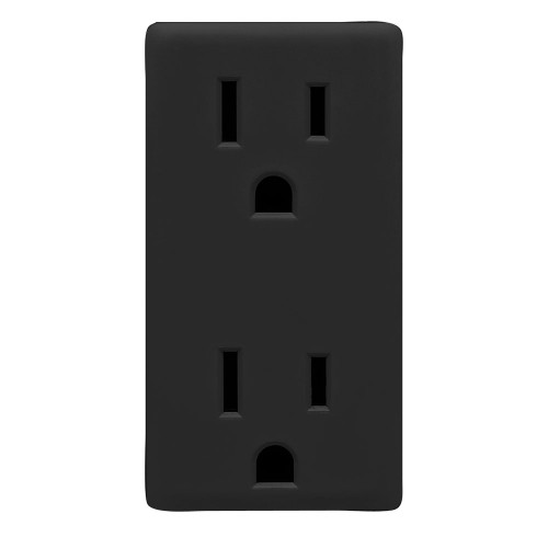 Leviton RKR15-OB Leviton Renu Color Change Kit RKR15-OB for Renu 15A Tamper-Resistant Outlets, in Onyx Black