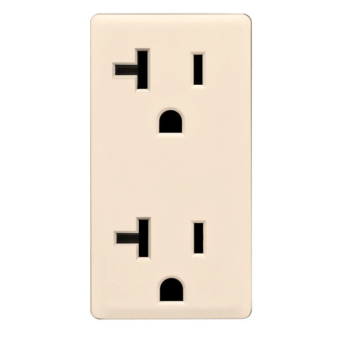 Leviton RKR20-GC Leviton Renu Color Change Kit RKR20-GC for Renu 20A Tamper-Resistant Outlets, in Gold Coast White