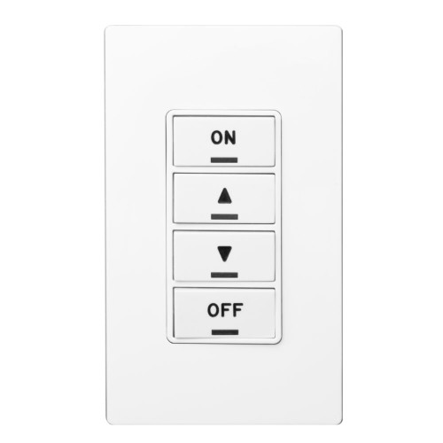 Leviton RLVSW-4LW 4-button ON/OFF Controller for use with IRC System