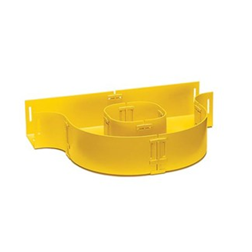 Leviton S4FSL-OFF 4x4 Fiber Storage Loop Offset, Yellow