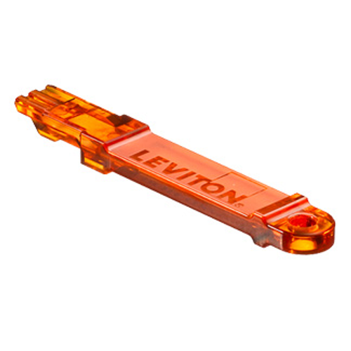 Leviton SRJET-O Extraction Tool, Secure RJ, Orange color transparent