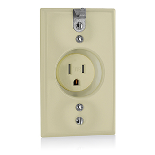 Leviton T5015-CHI gle Receptacle Outlet