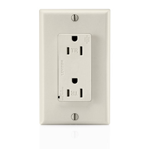 Leviton T5280-T ora Plus Surge Protective Duplex Receptacle Outlet