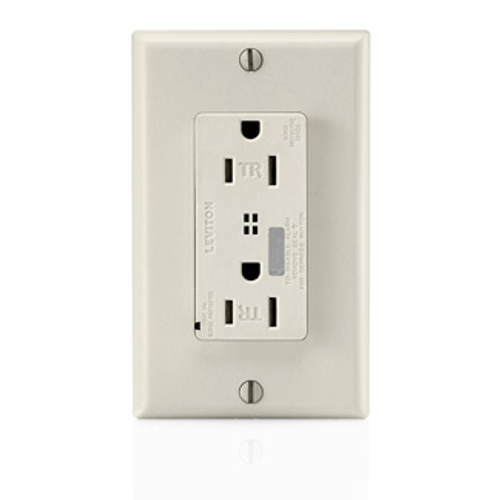 Leviton T7280-T ora Plus Surge Protective Duplex Receptacle Outlet