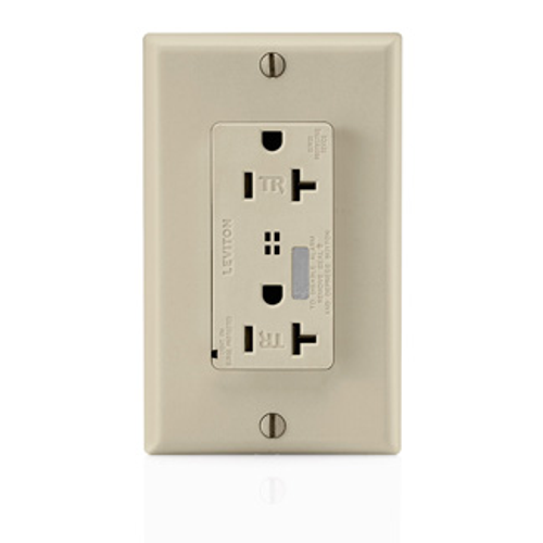 Leviton T7380-I ora Plus Surge Protective Duplex Receptacle Outlet