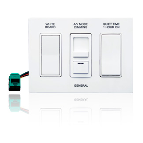 Leviton TCS0Q-WAD Discontinued Product. Teacher Control Station - Quiet Time, White Board, and A/V Dimmer / General.