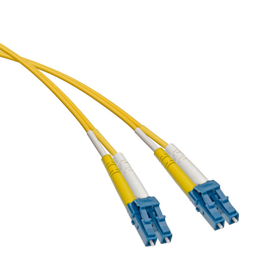 Leviton UPDLC-S01 Economy Patch Cord, 9/125 um Single-Mode OS2, OFNR Duplex, LC-LC, 1 meter