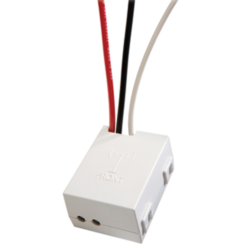 Leviton WSP05-80 Discontinued Product. LevNet RF, 3-Wire 1000W Relay Receiver, 240VAC, Enabled by EnOcean¨, Title 24 compliant, ASHRAE 90.1 compliant