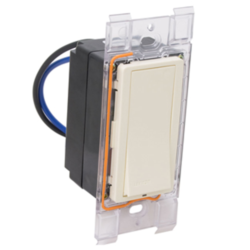 Leviton WSS10-GDA Discontinued Products - LevNet RF, Wall Switch Receiver, No Neutral, Almond, Enabled by EnOcean¨, Title 24 compliant, ASHRAE 90.1 compliant
