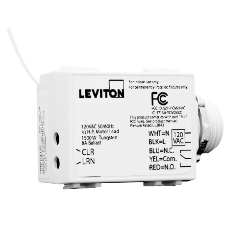 Leviton WST12-20 LevNet RF 5-Wire 3200W Relay Receiver