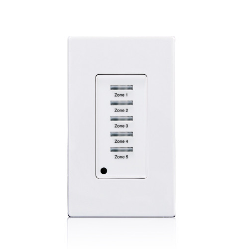 Leviton ZMDSW-5W 5 Button, Push Button, Digital, Light Switch for EZ-MAX Plus Relay Panels