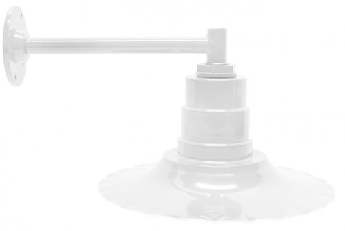 Ark Lighting AGB111-AR12 Radial Wave Gooseneck RLM Incandescent Kit White