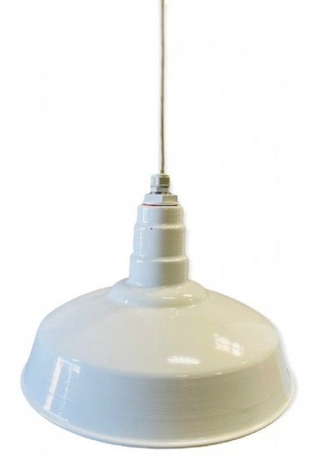 Ark Lighting ACN001-0-AS16 Standard Dome 4FT White Cord Pendant RLM Incandescent Kit White
