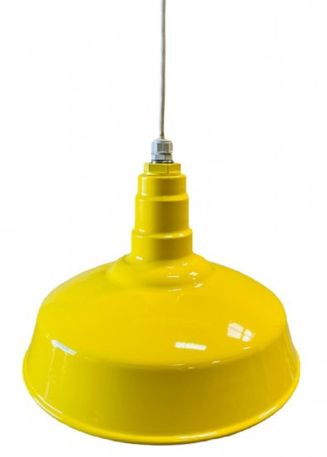 Ark Lighting ACN001-0-AS16 Standard Dome 4FT White Cord Pendant RLM Incandescent Kit Yellow