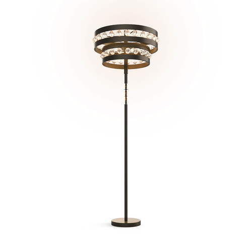 Majestic Lighting FL1243 Oil Rubbed Bronze Floor Lamp with Clear Crystal Spheres Majestic Lighting FL1243 Oil Rubbed Bronze Floor Lamp with Clear Crystal Spheres