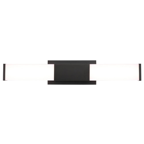 Majestic Lighting V1238 24_ Linear Oil Rubbed Bronze LED Vanity with White Acrylic Diffuser