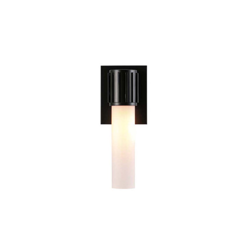 Majestic Lighting S1234 Matte Black and Frosted Glass Wall Sconce/Vanity Light