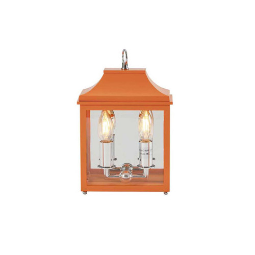Majestic Lighting S1231 Painted Orange Classic Wall Sconce