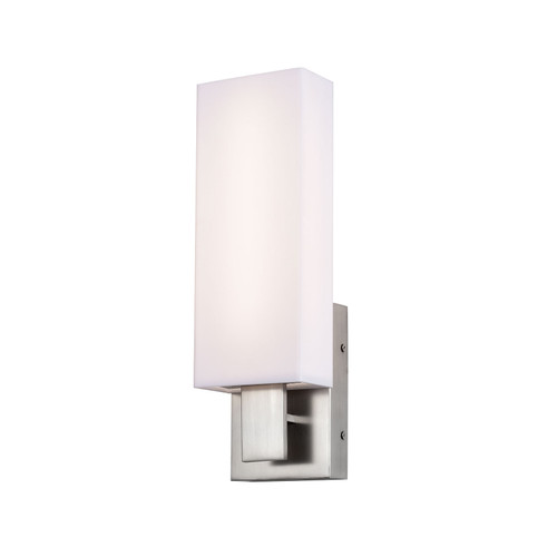 Majestic Lighting S1107 16_ Satin Nickel or Oil Rubbed Bronze Wall Sconce Integrated LED Fixture (16W, 3000K CRI>80), 120-277V AC, Non-dimmable (TRIAC dimming available at 120V AC only).