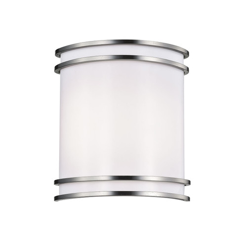 Majestic Lighting S1094 9.5_ Satin Nickel or Oil Rubbed Bronze Wall Sconce Integrated LED Fixture (25W, 3000K CRI>80), 120-277V AC, Non-dimmable.