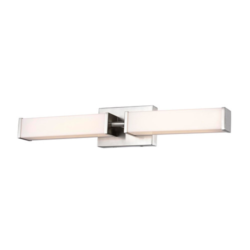 Majestic Lighting V1202 26_ Satin Nickel or Oil Rubbed Bronze Wall Sconce Integrated LED Fixture (16W, 3000K CRI>80), 120-277V AC, Non-dimmable (TRIAC dimming available at 120V AC only)..