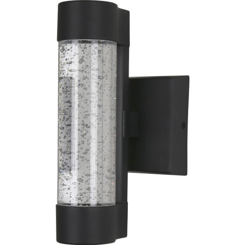 Sunlite 81041-SU 12" 10W 120V 30/40/50K Dimmable LED Cylinder Outdoor Up & Down Wall Sconce, Black