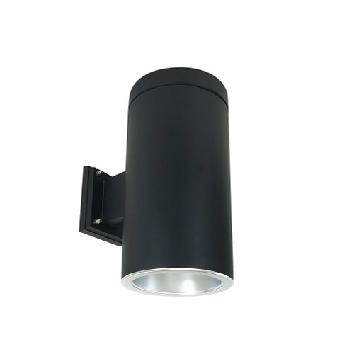 Nora Lighting NYLS2-6W35135MCCW6 6" CYL WALL MNT 3500L 35K REF. MED FLD. CLEAR/CLEAR FLANGE 120-277V 0-10V WH CYL