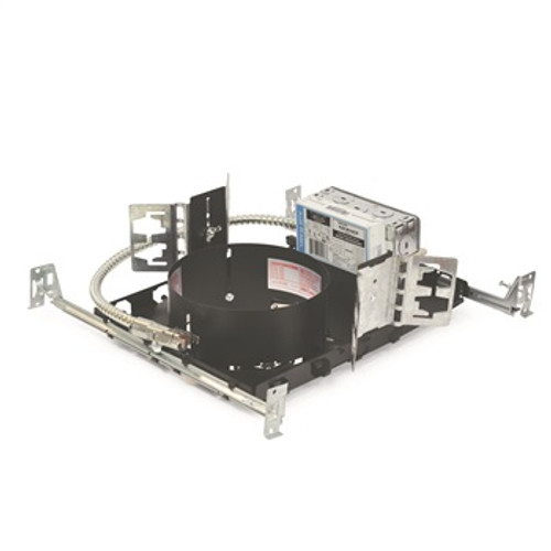 Nora Lighting NCAH2-630/09LE3EM 6" Sapphire II Universal New Construction Housing, 900lm, 17W, 120V, Triac/ELV Dimming, EM