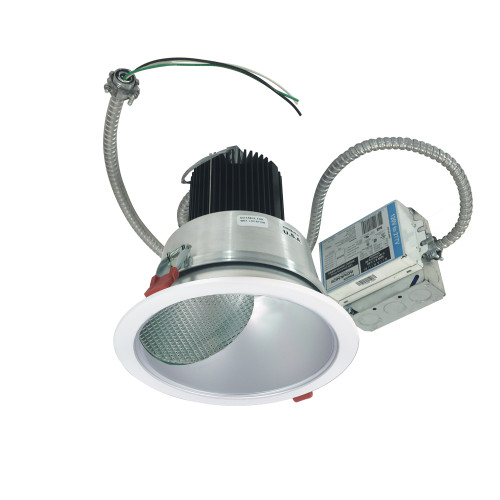 Nora Lighting NCR2-663530ME6WSF 6" Sapphire II Retrofit Wall Wash, 3500lm, 46W, 3000K, 40-Degrees Narrow Flood, 120-277V 0-10V Dimming, White Self Flanged