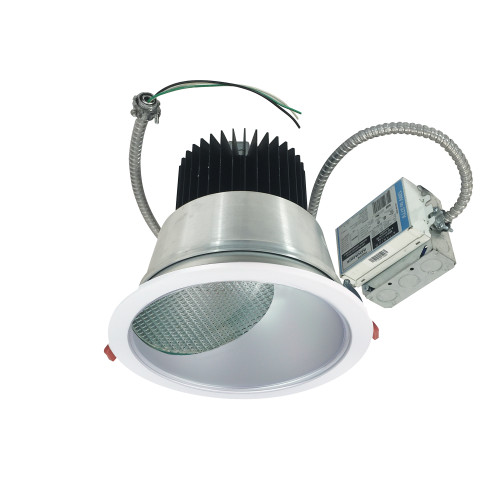 Nora Lighting NCR2-862535ME6BSF 8" Sapphire II Retrofit Wall Wash, 2500lm, 30W, 3500K, 40-Degrees Narrow Flood, 120-277V 0-10V Dimming, Black Self Flanged