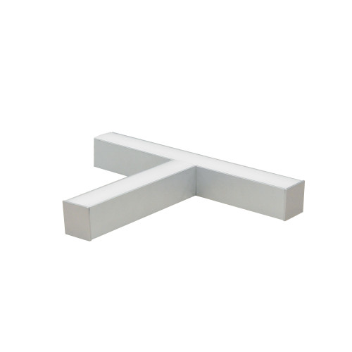 Nora Lighting NLIN-T1030A "T" Shaped L-Line LED Direct Linear, 4600lm / 3000K, Aluminum Finish