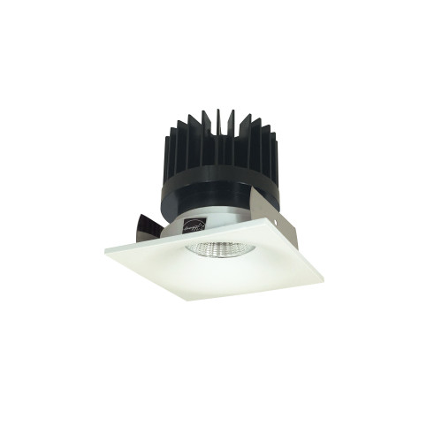 Nora Lighting NIOB-2SNB35XMPW/HL 2" Iolite LED Square Bullnose, 1500lm/2000lm/2500lm (varies by housing), 3500K, Matte Powder White Finish