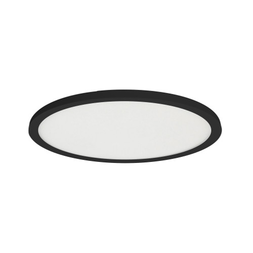 Nora Lighting NELOCAC-16R930B 16" ELO Surface Mounted LED, 2200lm / 20W, 3000K, 90+ CRI, 120V Triac/ELV or 277V Non-Dimming, Black