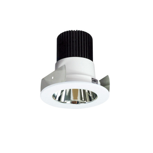 Nora Lighting NIOB-2RNDCCDXCMPW 2" Iolite LED Round Reflector, 800lm / 14W, Comfort Dim, Specular Clear Reflector / Matte Powder White Flange