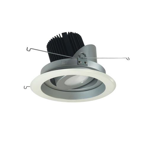 Nora Lighting NRM2-619L2535FHZW 6" Marquise II Round Regressed Adj. Reflector, Flood, 2500lm, 3500K, Haze/White (Not Compatible with NHRM2-625 Housings)
