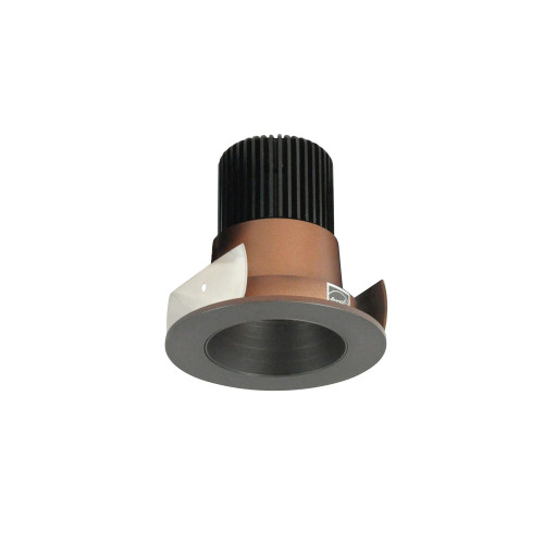 Nora Lighting NIOB-2RNDC27QBZ 2" Iolite LED Round Reflector, 10-Degree Optic, 850lm / 12W, 2700K, Bronze Reflector / Bronze Flange