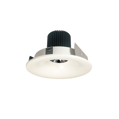 Nora Lighting NIO-4RNB40QWW 4" Iolite LED Round Bullnose, 10-Degree Optic, 850lm / 12W, 4000K, White Finish