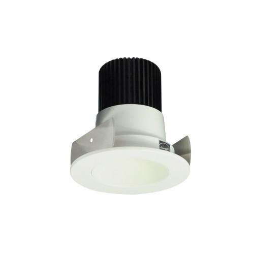 Nora Lighting NIOB-2RNDC40QWW 2" Iolite LED Round Reflector, 10-Degree Optic, 850lm / 12W, 4000K, White Reflector / White Flange
