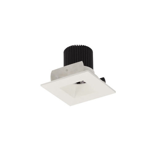 Nora Lighting NIOB-2SNDSQ30QWW 2" Iolite LED Square Reflector with Square Aperture, 10-Degree Optic, 850lm / 12W, 3000K, White Reflector / White Flange