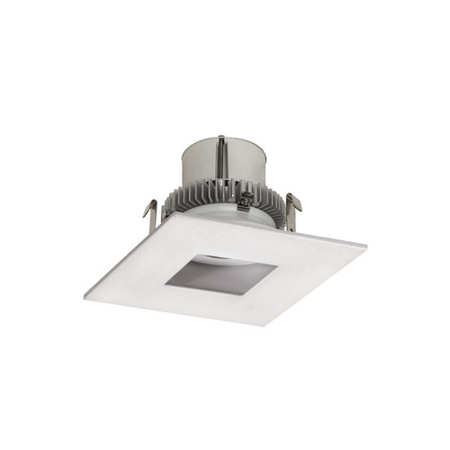 Nora Lighting NLCBC2-45527WW/10EM 4" Cobalt Click LED Retrofit, Square Pinhole, 1000lm / 12W, 2700K, White Powder White Flange, Pre-Wired for Emergency