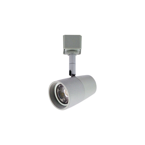 Nora Lighting NTE-870L930X10S/L MAC LED Track Head, 700lm, 10W, 30K, 90+ CRI, Spot/Flood, Silver, L-Style
