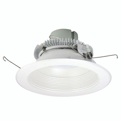 Nora Lighting NLCBC2-65230WW/10EM 6" Cobalt Click LED Retrofit, Baffle, 1000lm / 12W, 3000K, White Baffle / White Flange, Pre-Wired for Emergency