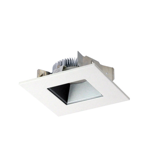 Nora Lighting NLCBS-4561230HZW 4" Cobalt Shallow High Lumen LED Trim, Square/Square Regress, 1200lm, 3000K, Haze/White